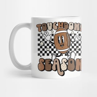 Retro football touchdown Mug